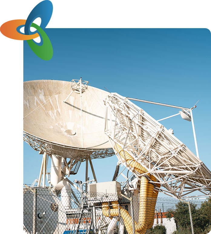 Satellite dish as a symbol for the SuiteCRM integrator crmspace