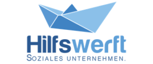 Unternehmenslogo der Hilfswerft gGmbH, einem SuiteCRM Referenzprojekt von crmspace